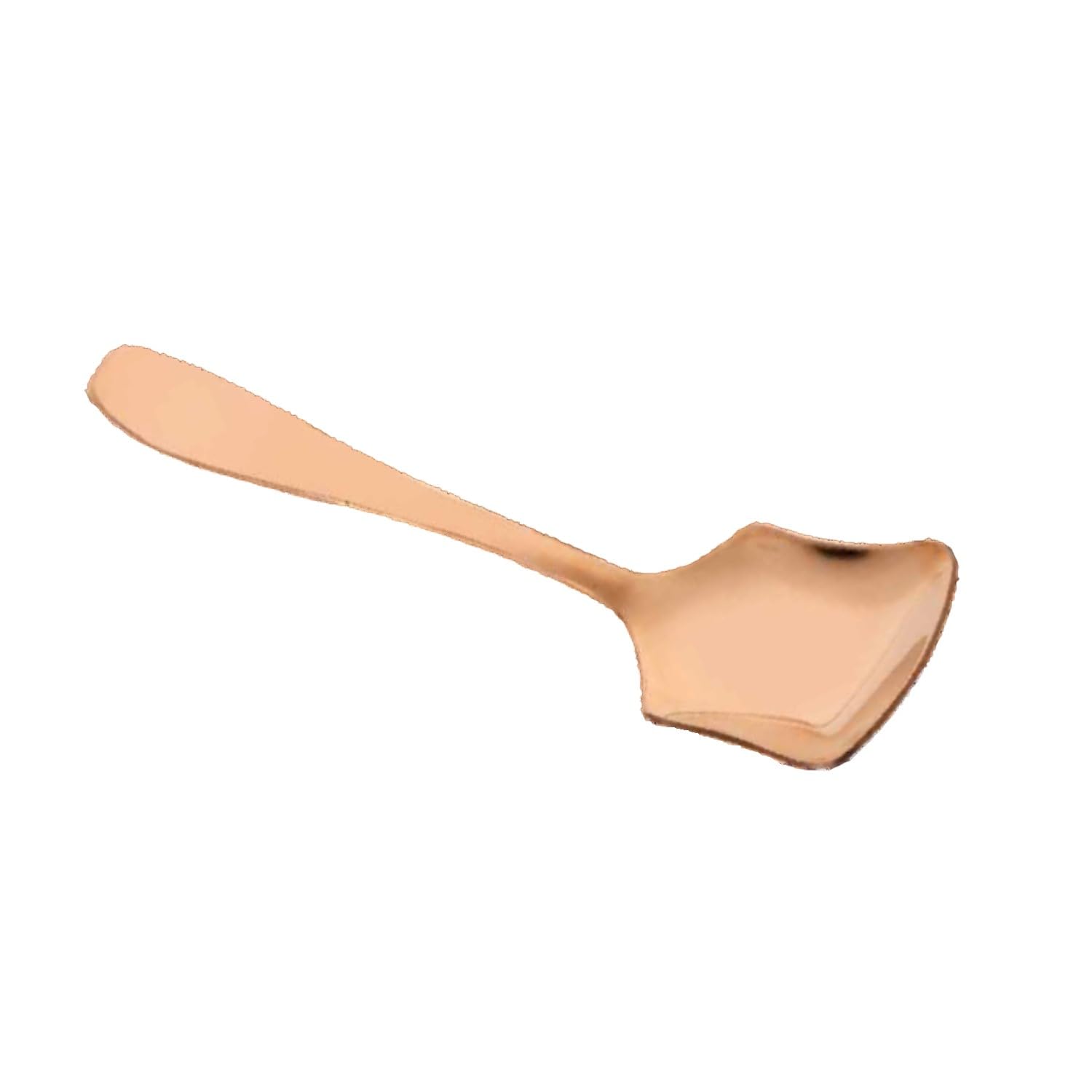 Crystal Titanium Series Stainless Steel Square Server|Set Of 1|Rose Gold