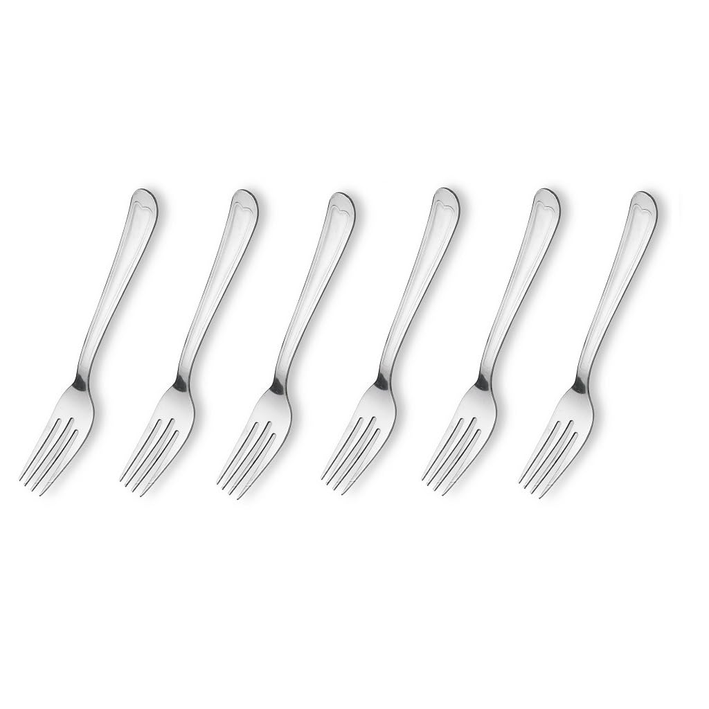 Crystal Sleek Baby Fork (Set Of 6)