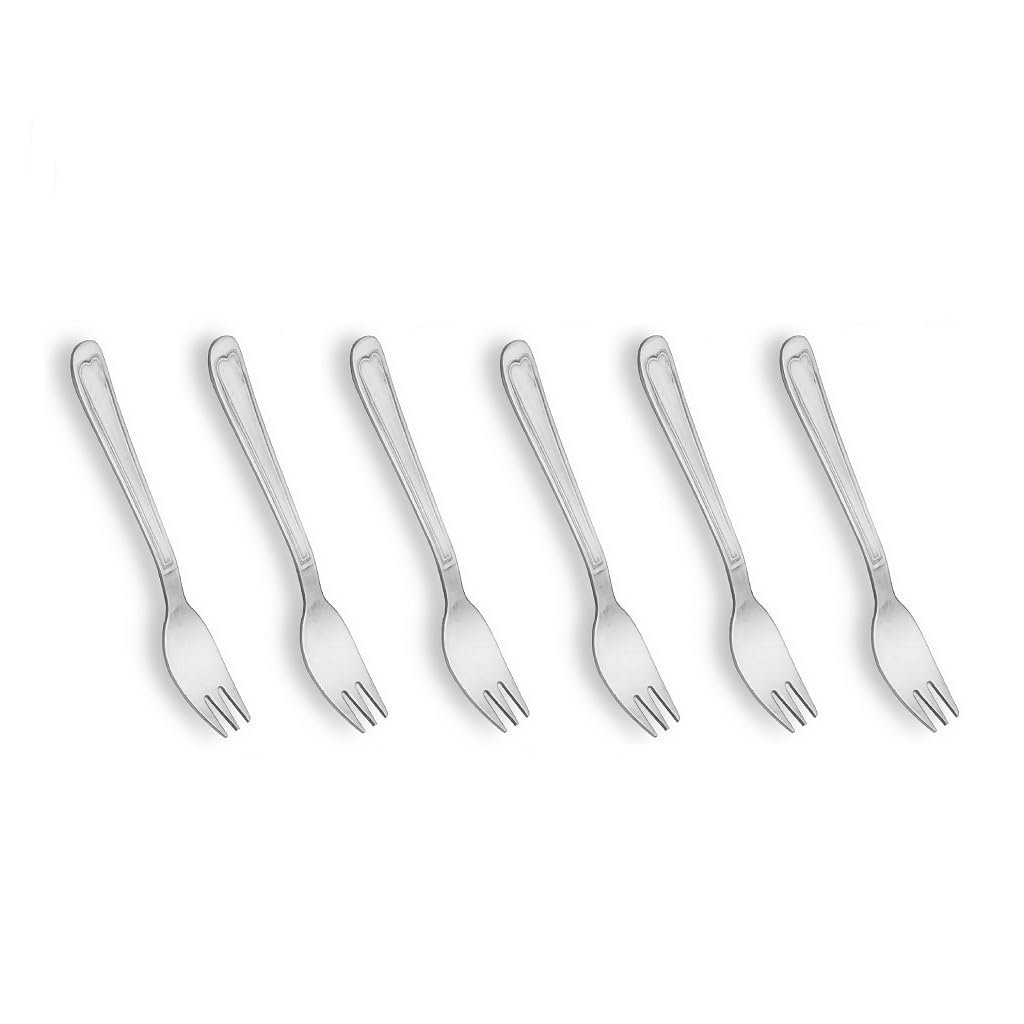 Crystal Sleek Fruit Fork (Set Of 6)