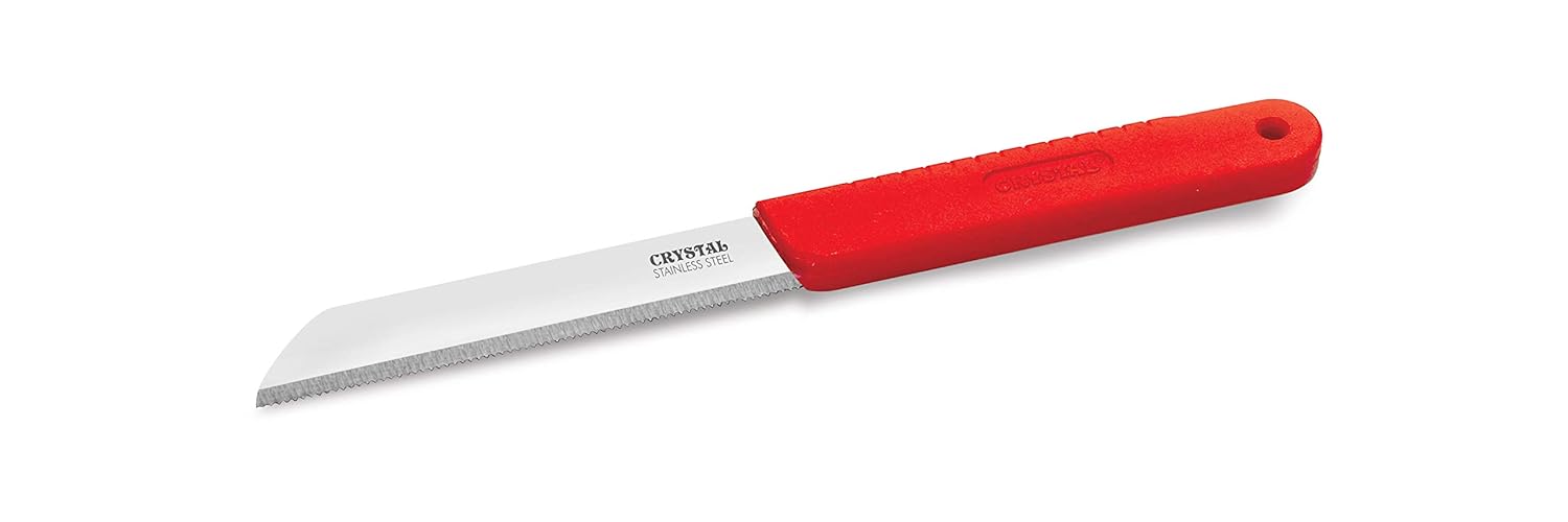 Crystal 18 Cm Sleek Serrated Edge