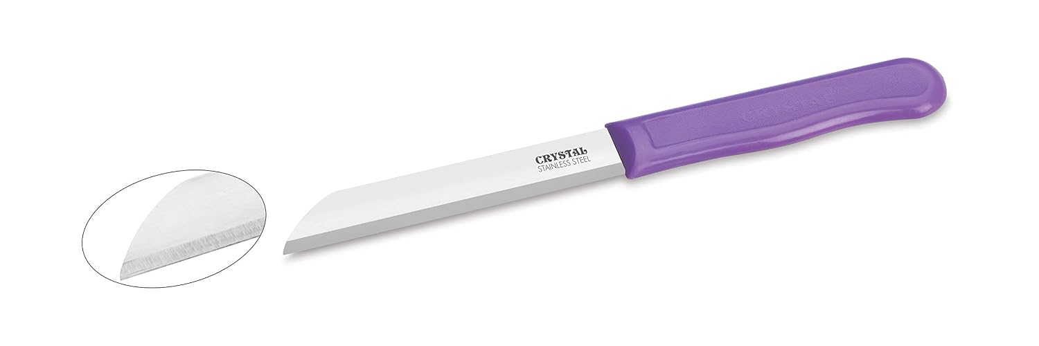 Crystal 18 Cm Sleek Plain Edge