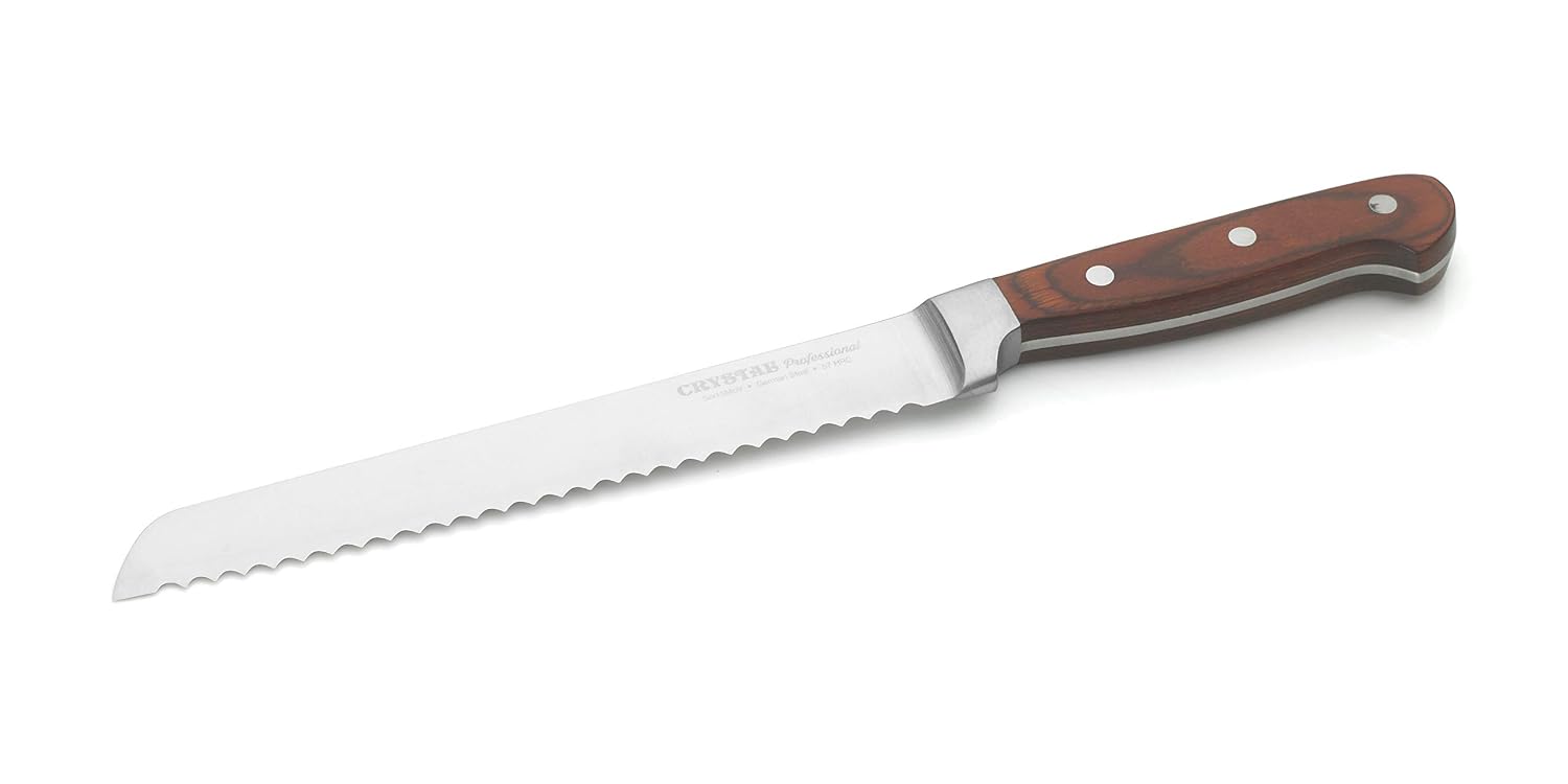 Professional Bread Knife -P/ Wood Handle