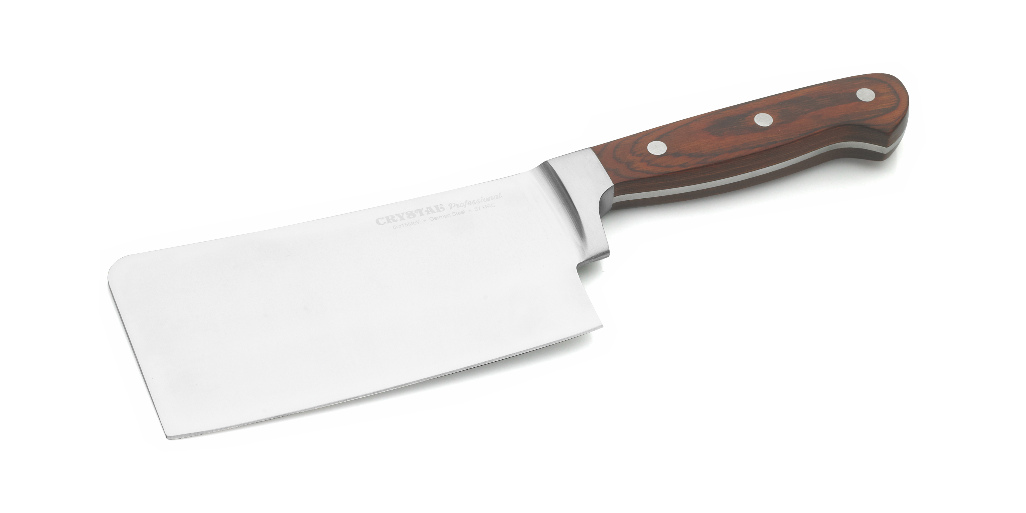 Professional Cleaver Knife -P/ Wood Handle