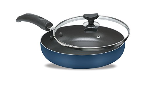 Round Fry Pan With Glass Lid 225 Mm