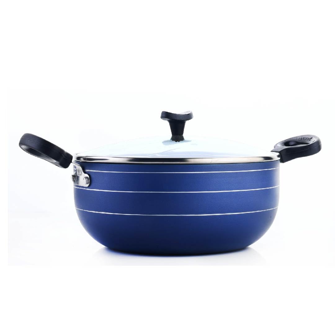 Crystal Indo Series Deep Kadai 250MM