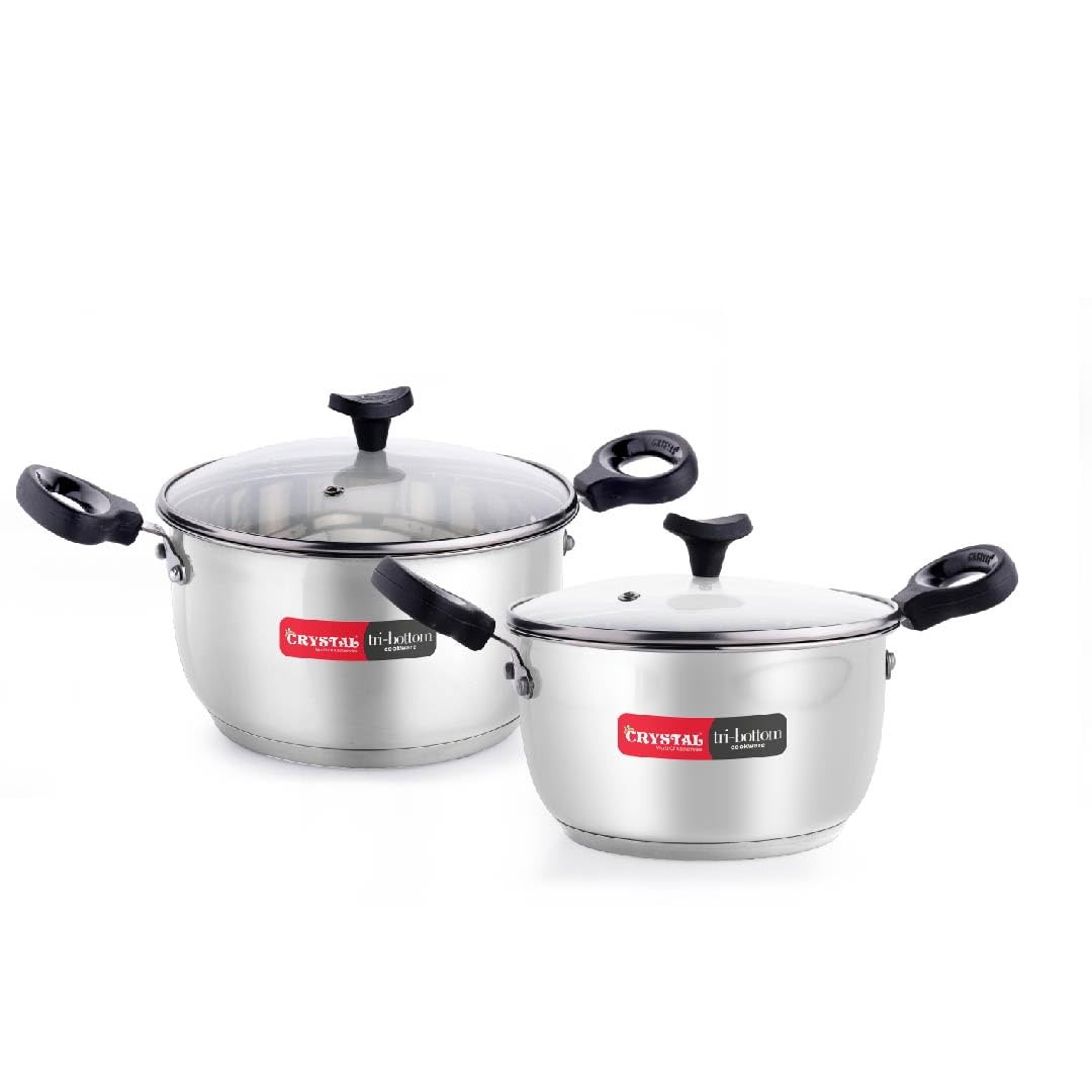Csi C/R 200 + 180 C/R With 2 Glass Lid