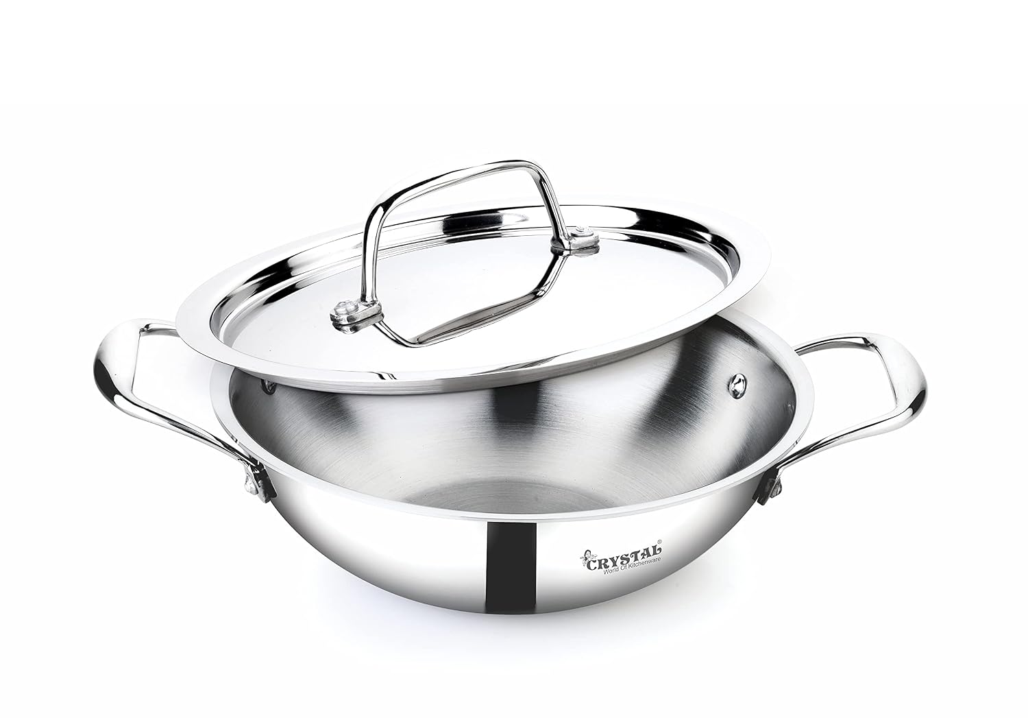 Crystal Tripro Kadai With Lid 20CM