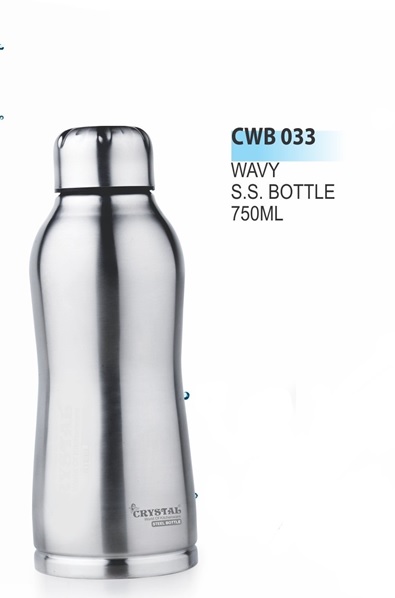 Crystal Wavy S.S. Bottle 800ML