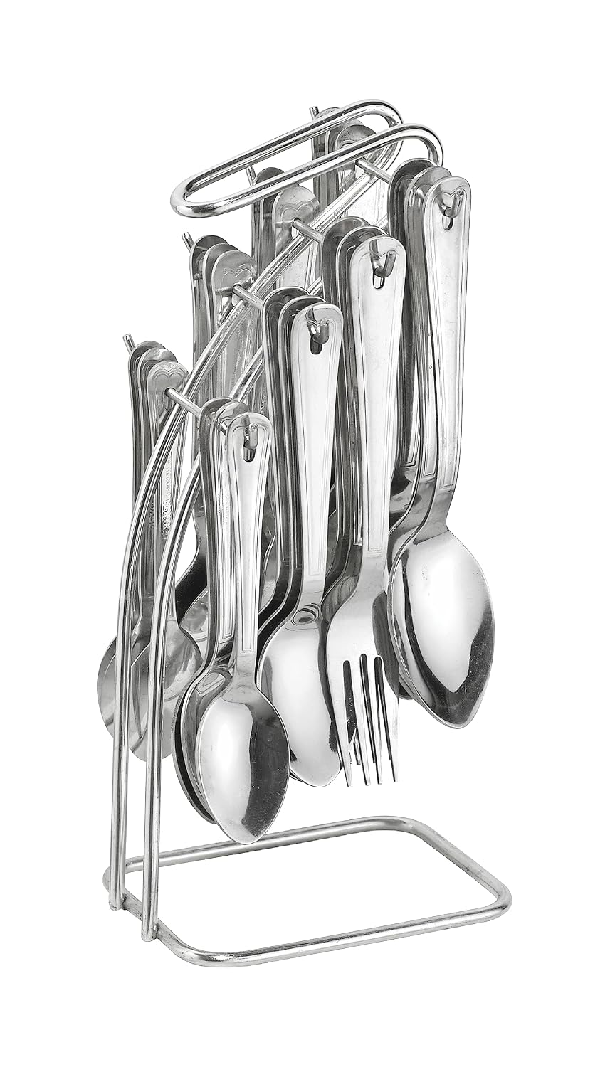 Crystal New 24 Pc Cutlery Set