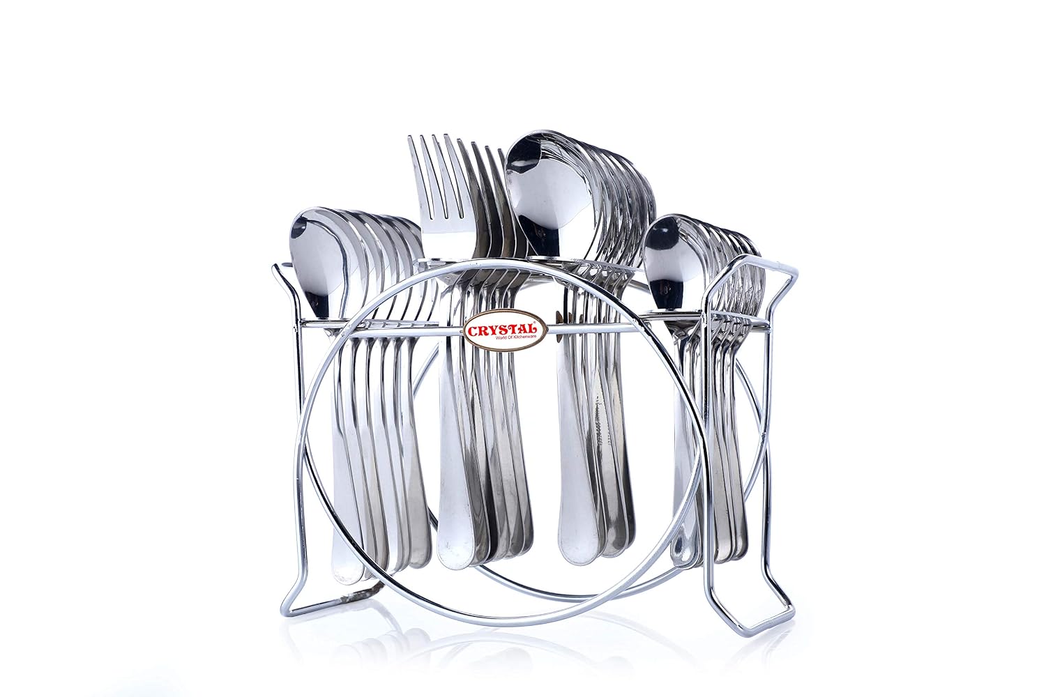 Crystal 25 Pcs Set Without Knives (Modish)