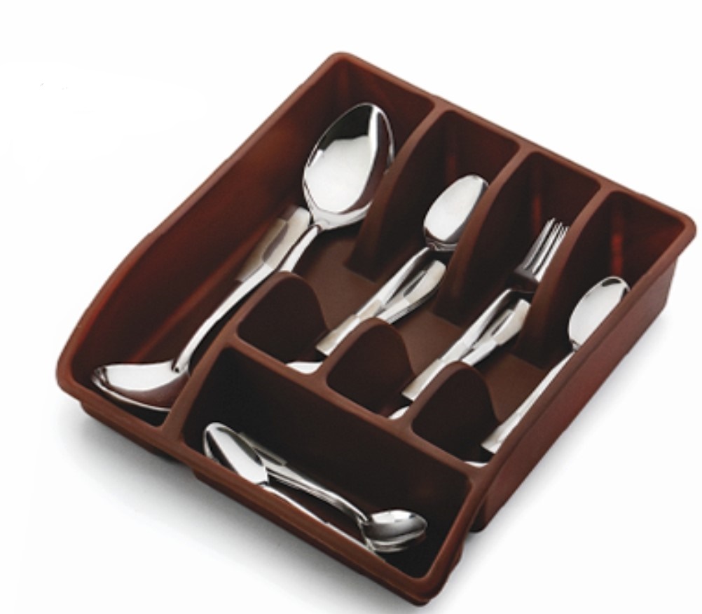 Crystal Modular Kitchen Tray With Lamilano 27 Pcs Cutlery Set