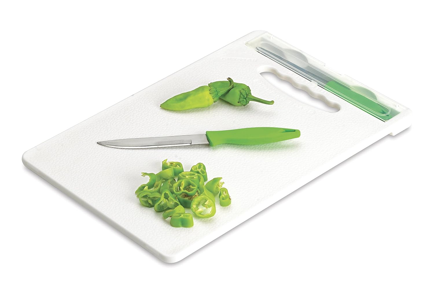 Crystal Chopping Board With Knife