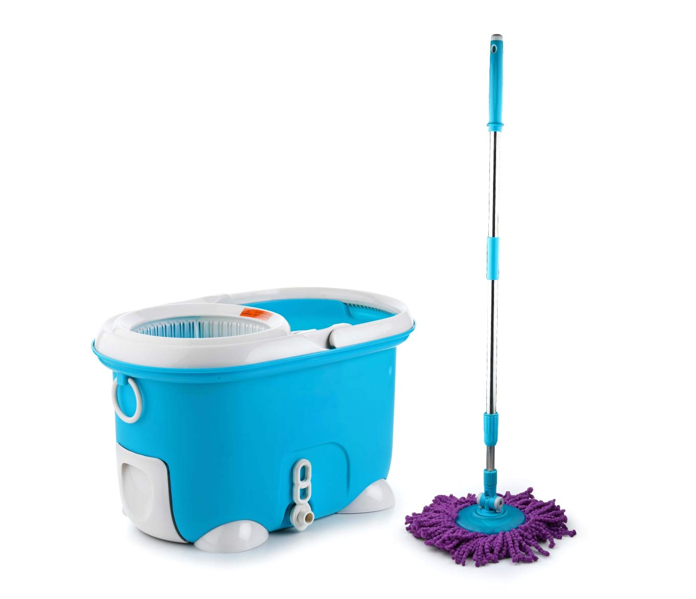 Sparkmate Plastic Magic Cleaning Mop (Blue, 3-Pieces)