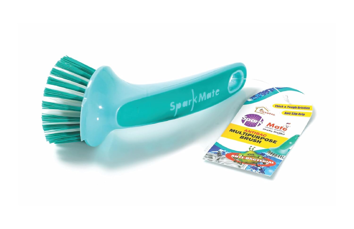 Sparkmate By Crystal Antibacterial Multipurpose Brush